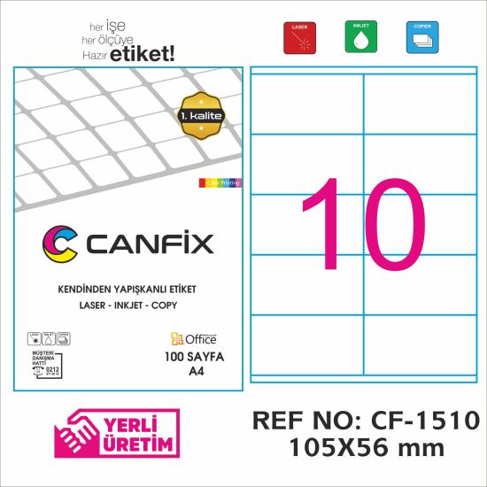 105*56 mm LASER ETİKET