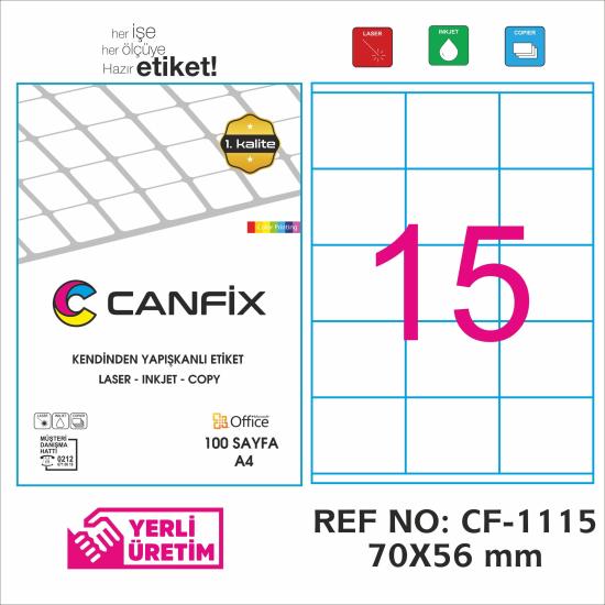 70*56 mm LASER ETİKET