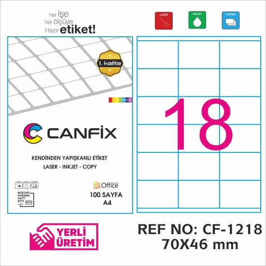 70*46 mm LASER ETİKET