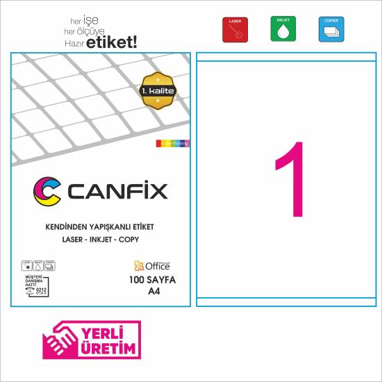210*280 mm LASER ETİKET