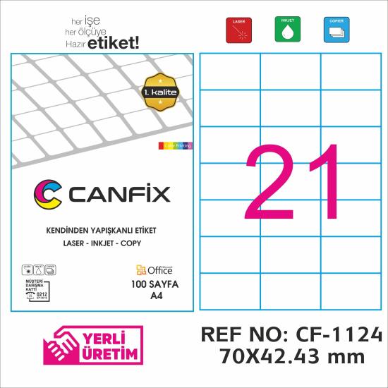 70*42.43 mm LASER ETİKET