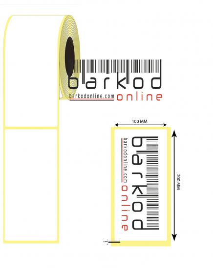 200mm x 100mm Termal Etiket