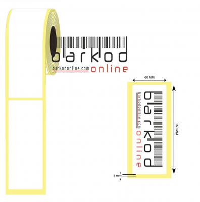 160mm x 60mm Lamine Termal Etiket